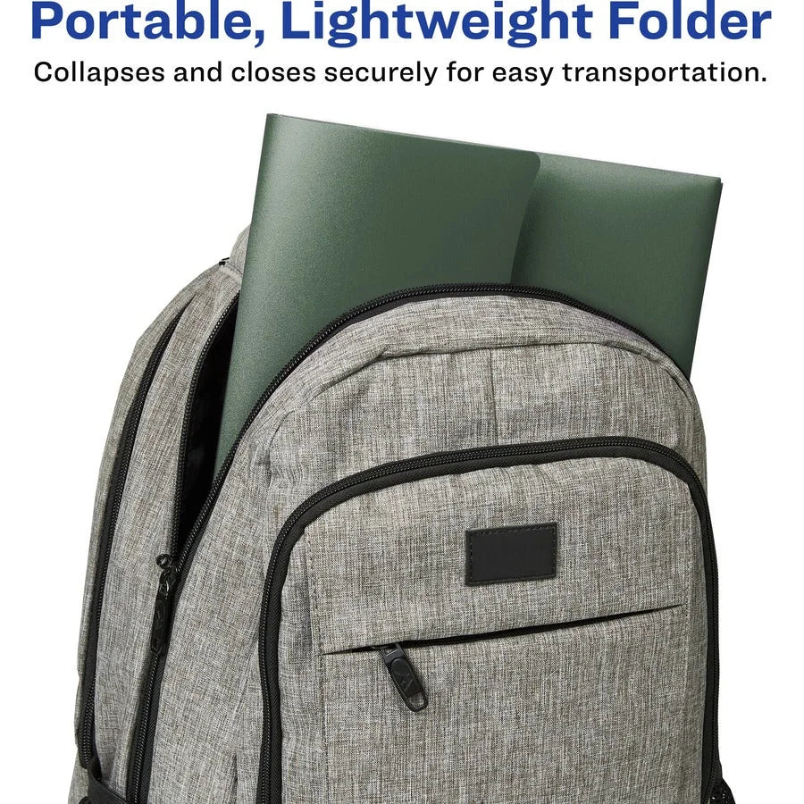 Avery® Slide & View Letter Organizer: 6-Pocket Sage Folder - Expanding Files