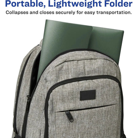 Avery® Slide & View Letter Organizer: 6-Pocket Sage Folder - Expanding Files