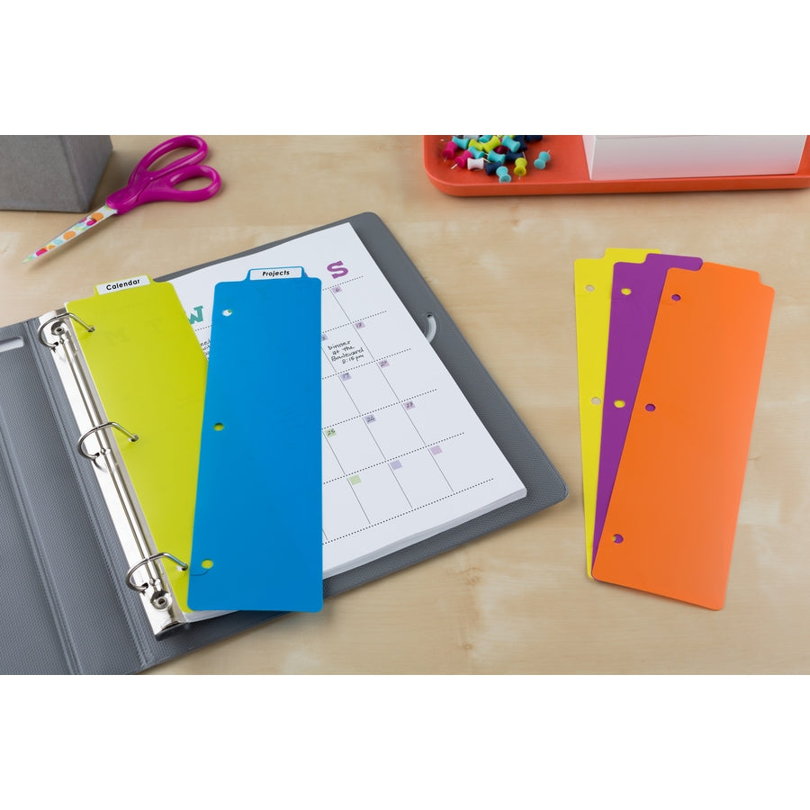 Avery® Snap-In Plastic Bookmark Dividers, 5 Tabs, 1 Set, Multicolor (24908) - Alternate-Image16