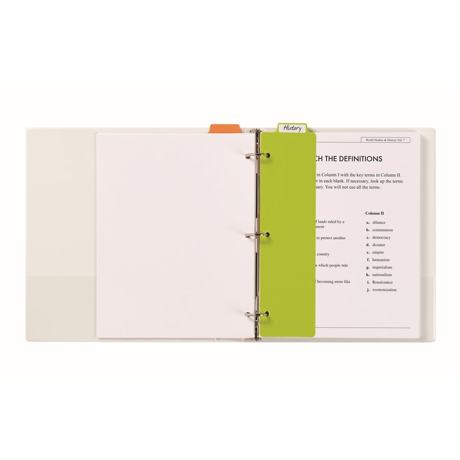 Avery® Snap-In Plastic Bookmark Dividers, 5 Tabs, 1 Set, Multicolor (24908) - Alternate-Image14