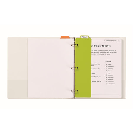 Avery® Snap-In Plastic Bookmark Dividers, 5 Tabs, 1 Set, Multicolor (24908) - Alternate-Image14
