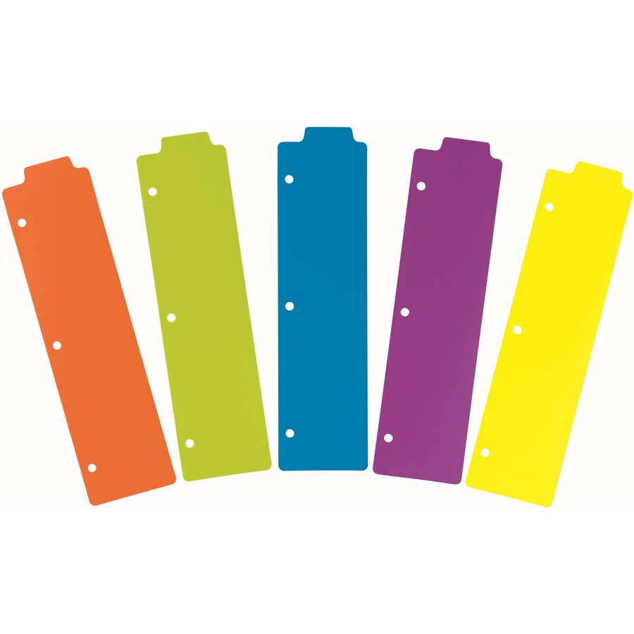 Avery® Snap-In Plastic Bookmark Dividers, 5 Tabs, 1 Set, Multicolor (24908) - Alternate-Image4