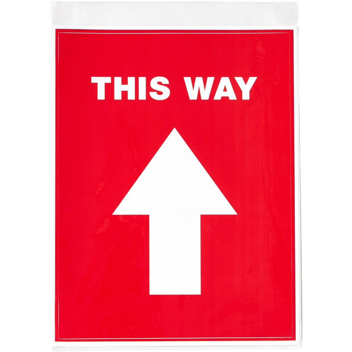 Avery® Social Distancing Floor Decals: ’This Way’ Message - 5 Pack - Safety Signs