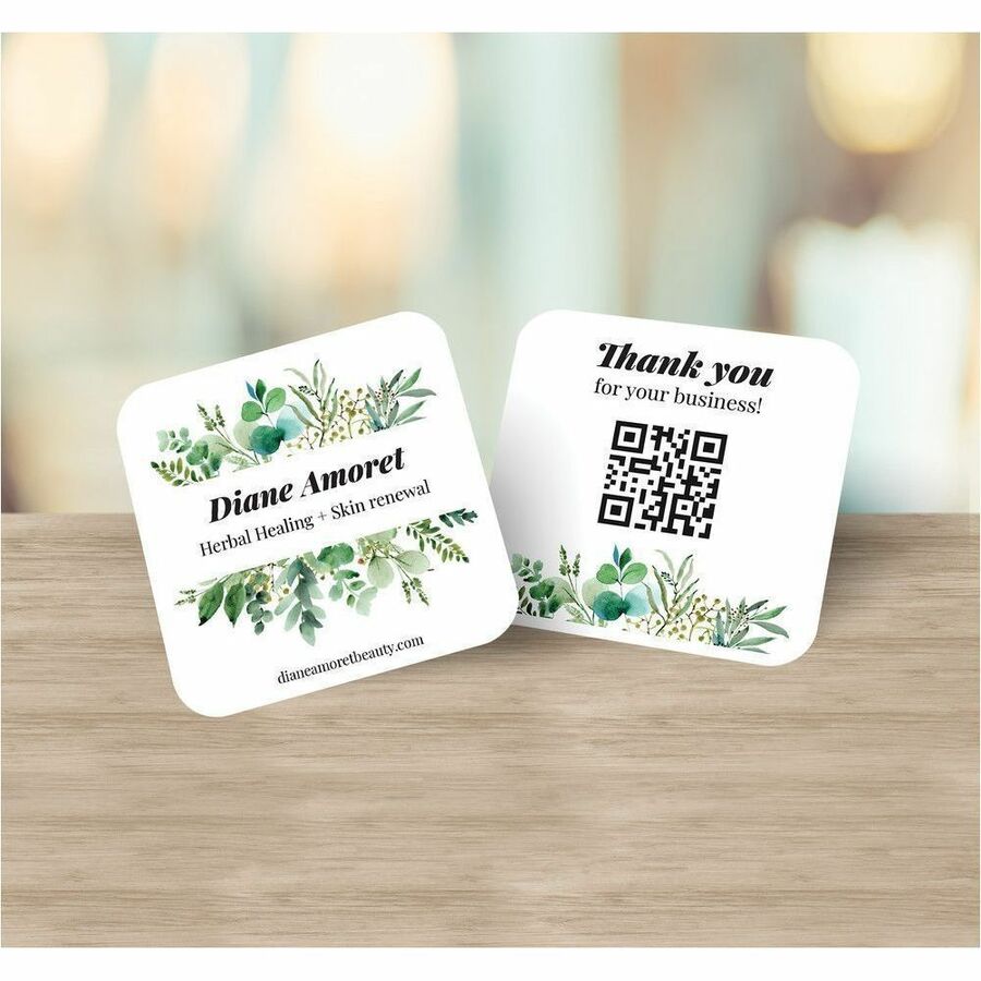 Avery® Square Business Cards with Sure Feed Technology - Alternate-Image1