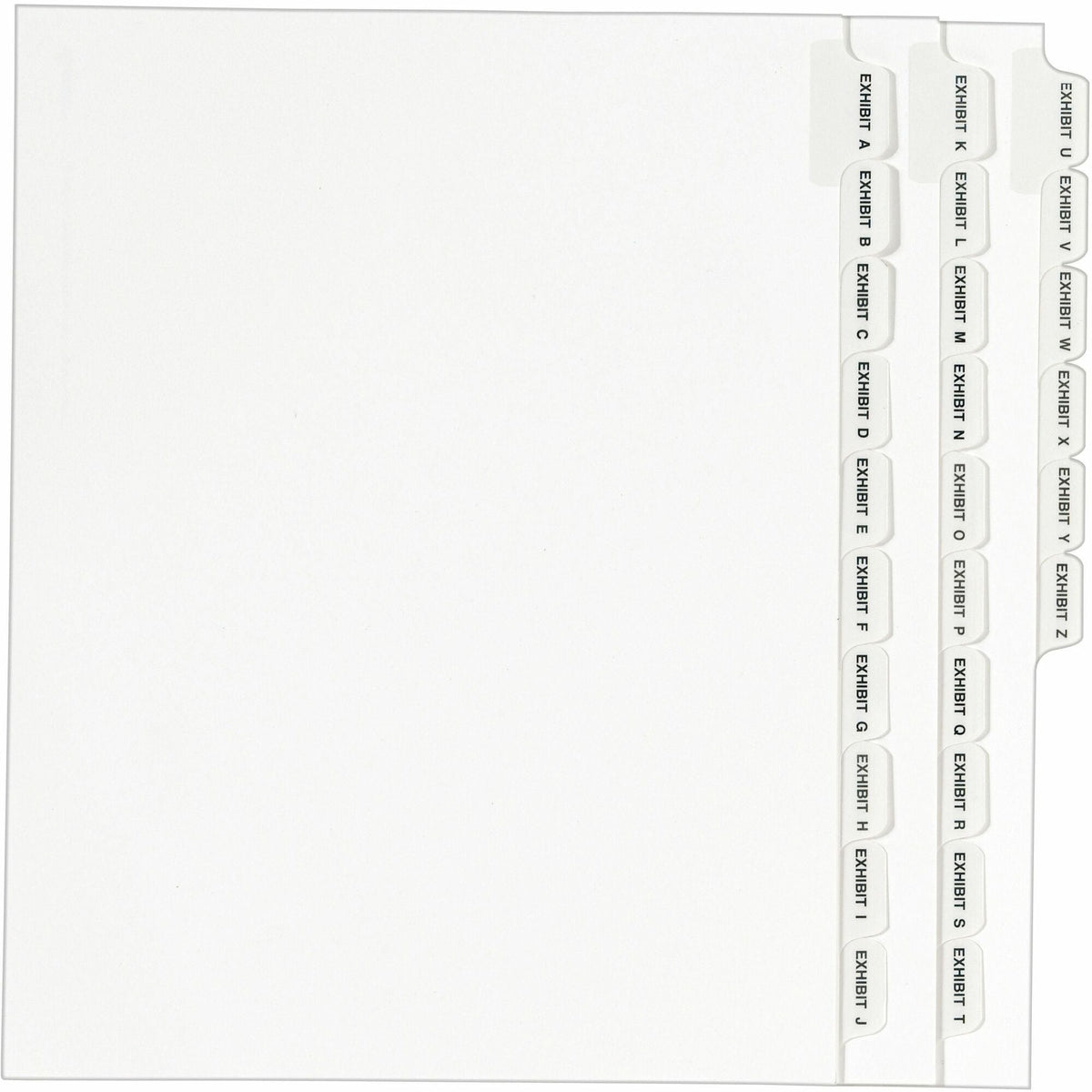 Avery® Standard Collated Legal Exhibit Divider Sets - Avery Style - 2000