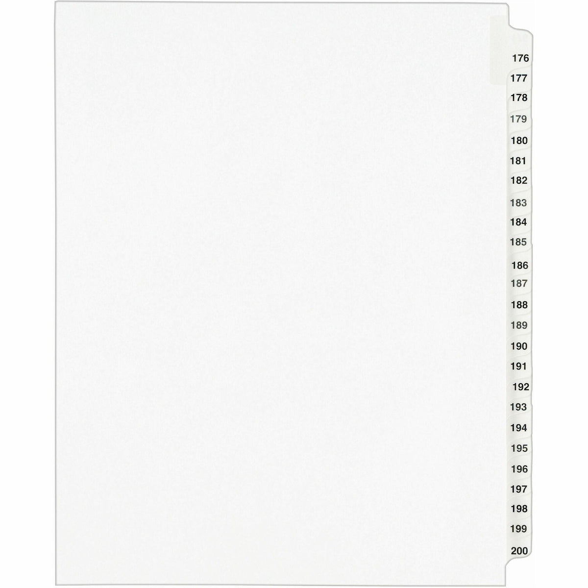 Avery® Standard Collated Legal Exhibit Divider Sets - Avery Style - 2000