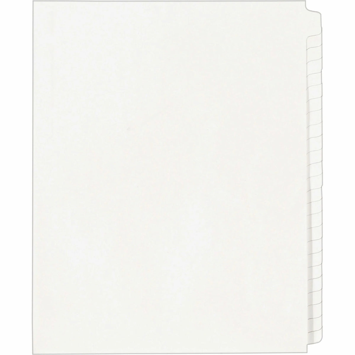 Avery® Standard Legal Dividers: 25-Tab Set Letter Size White Paper 20% Recycled - Dividers