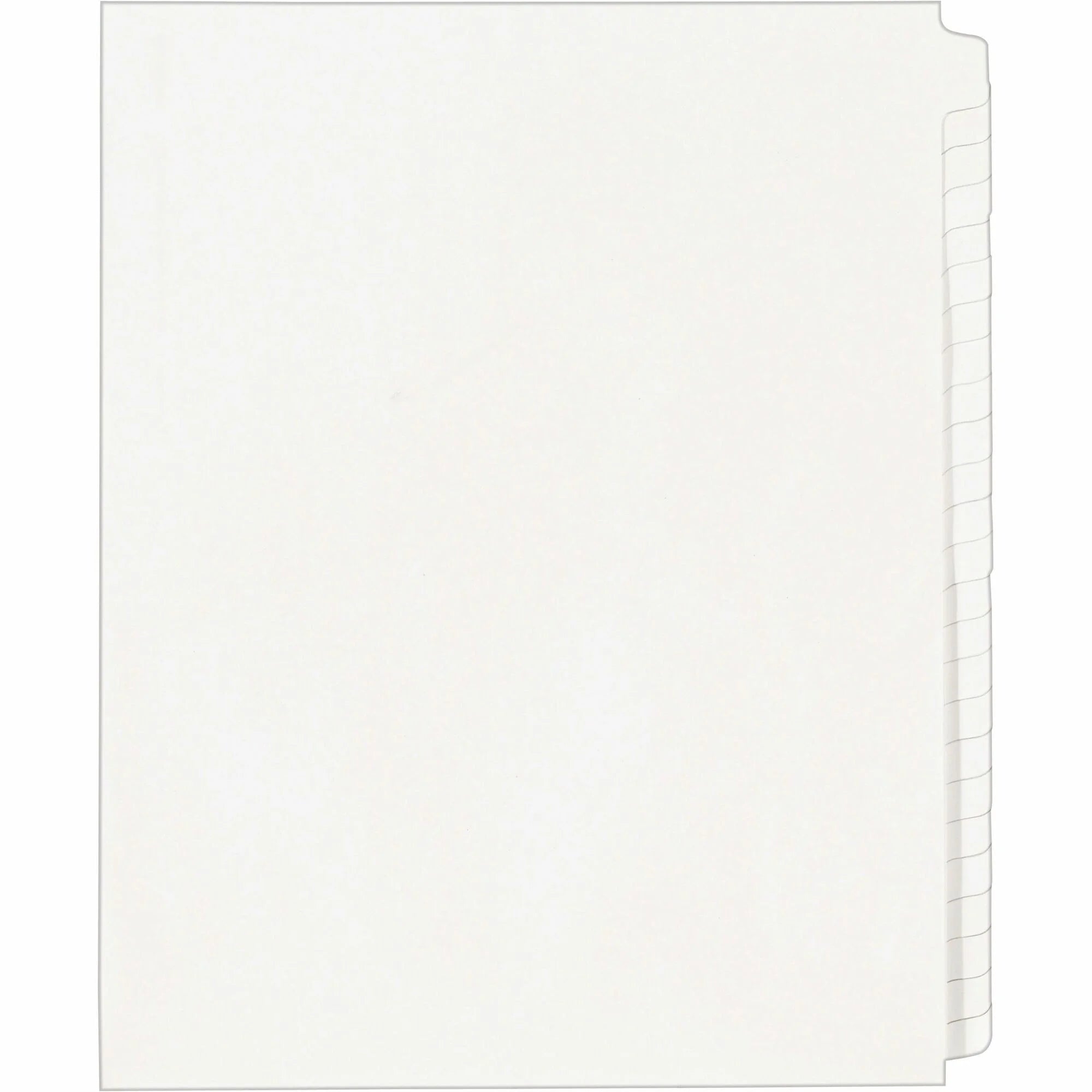 Avery® Standard Legal Dividers: 25-Tab Set Letter Size White Paper 20% Recycled - Dividers