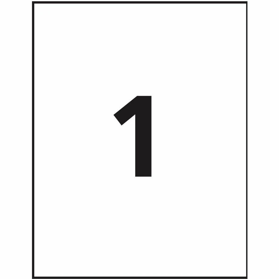 Avery® Sticker Project Paper: Inkjet Printable Repositionable - Matte White - 15/Pack - Copy & Printer Paper