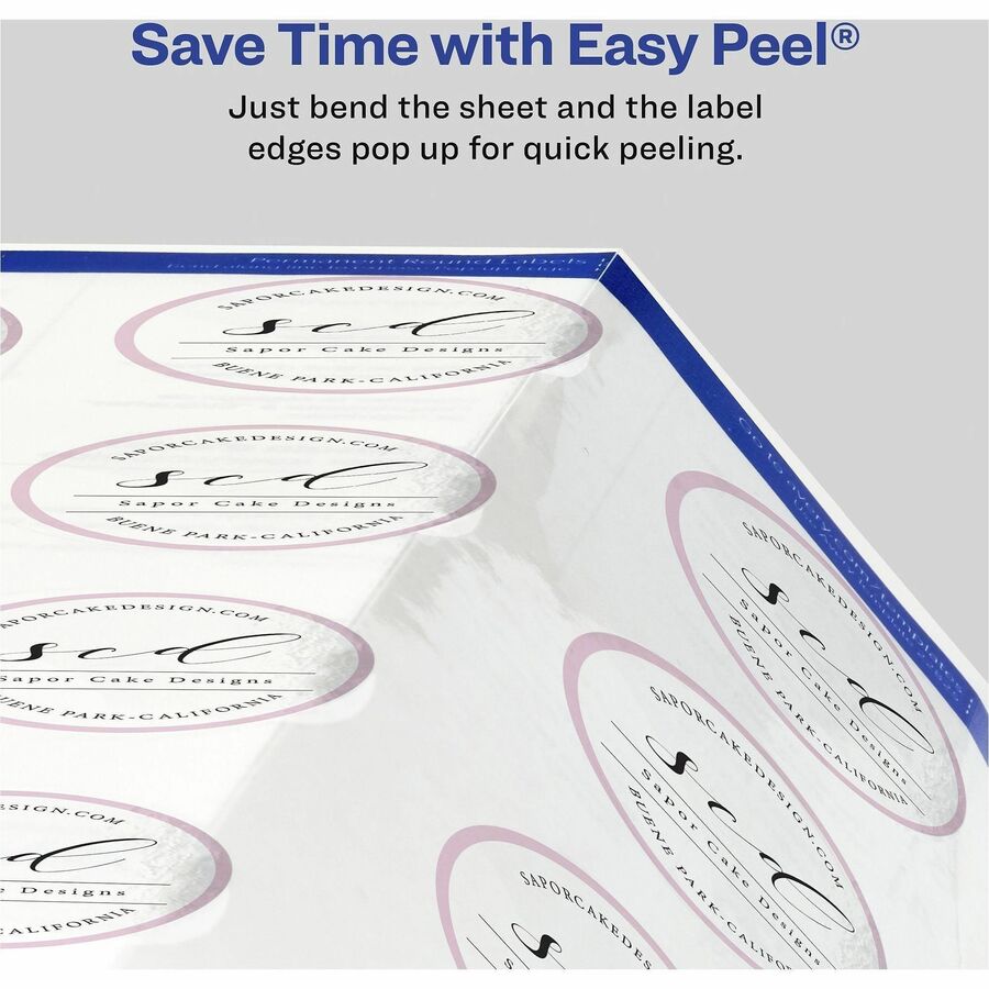 Avery&reg; Printable Round Labels, 3/4" , Glossy Clear, 400 Labels (4222) - Alternate-Image5