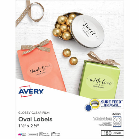 Avery&reg; Sure Feed Glossy Labels - 2000