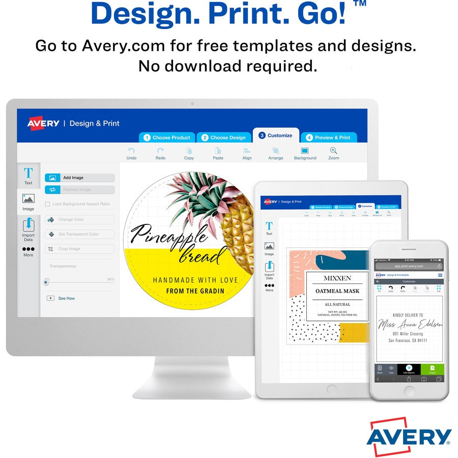 Avery&reg; Sure Feed Glossy Labels - Alternate-Image6