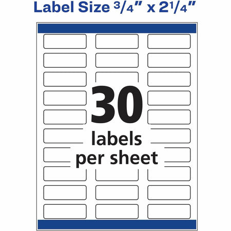 Avery® Sure Feed® White Return Address Labels - Alternate-Image3
