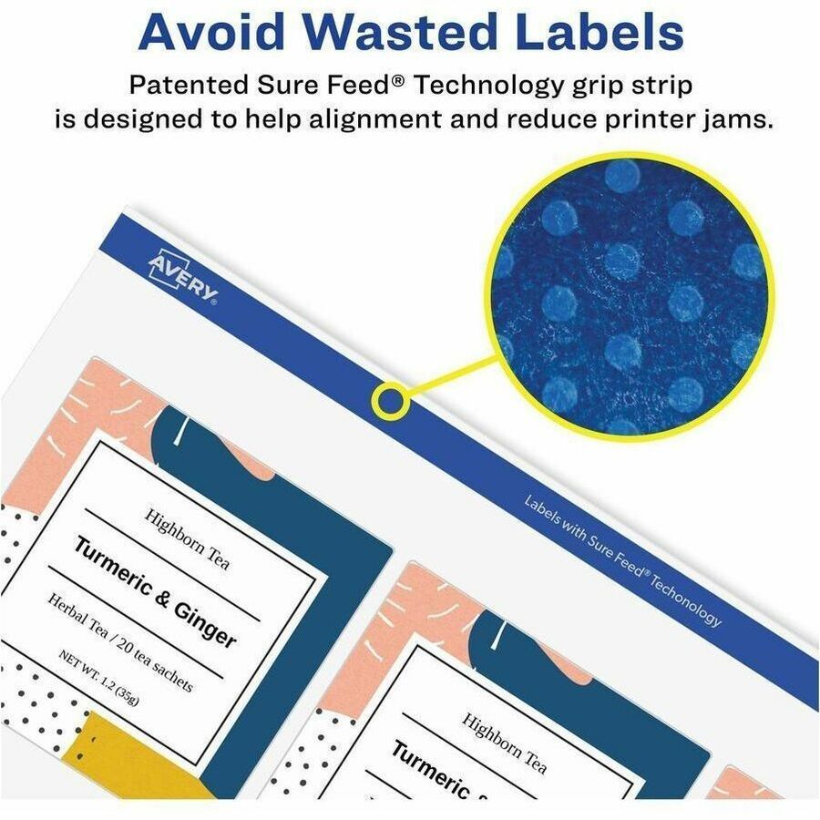 Avery® Sure Feed® White Shipping Labels - Alternate-Image3