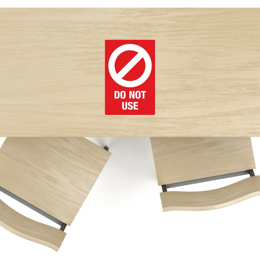 Avery® Surface Safe DO NOT USE Table & Chair Decals - Top