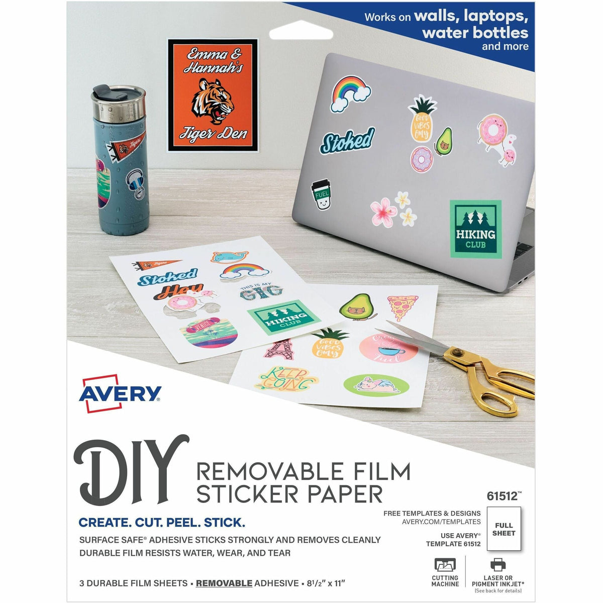 Avery® Surface Safe Printable Decal Stickers - 2000