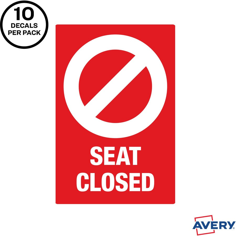 Avery® Surface Safe SEAT CLOSED Chair Decals - Alternate-Image3