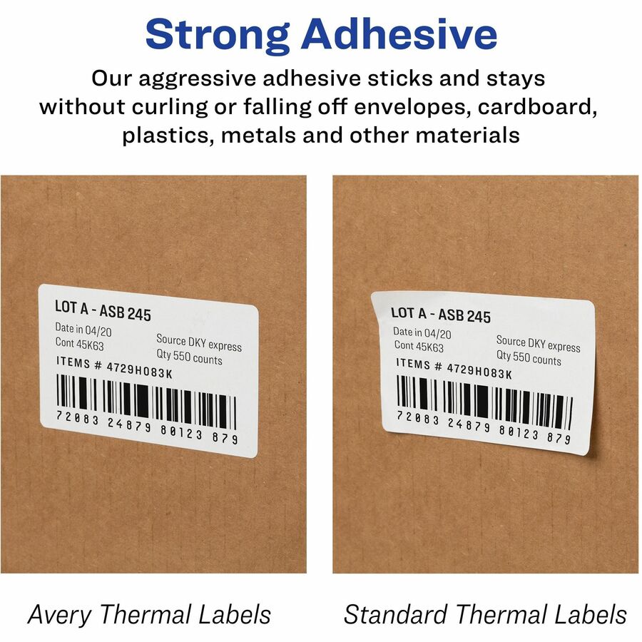 Avery® Thermal Roll Labels, 4"x6" , 880 Shipping Labels, 4 Rolls (4157) - Alternate-Image7