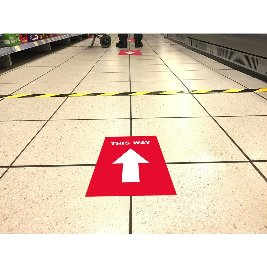 Avery&reg; THIS WAY Social Distancing Floor Decals - Alternate-Image1