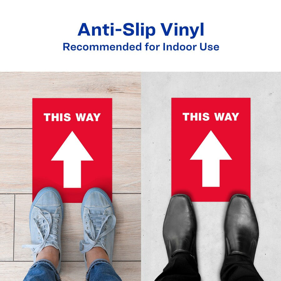 Avery&reg; THIS WAY Social Distancing Floor Decals - Alternate-Image2