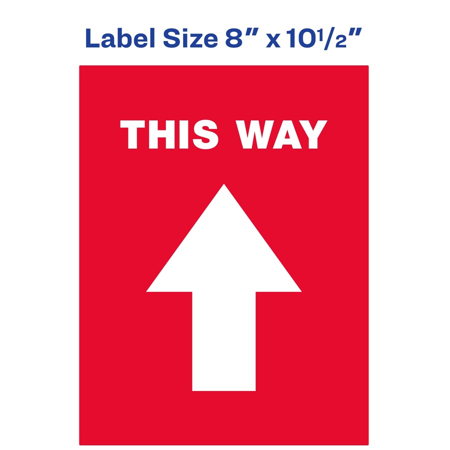 Avery&reg; THIS WAY Social Distancing Floor Decals - Alternate-Image5