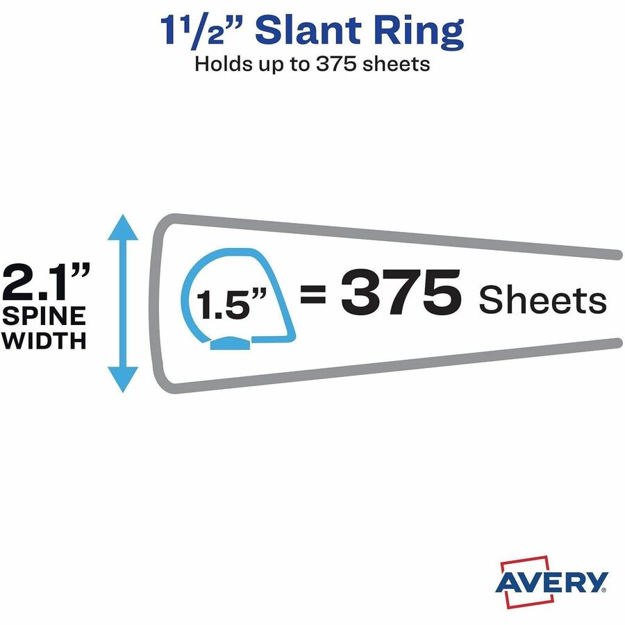 Avery® TouchGuard View 3 Ring Binder - Alternate-Image3