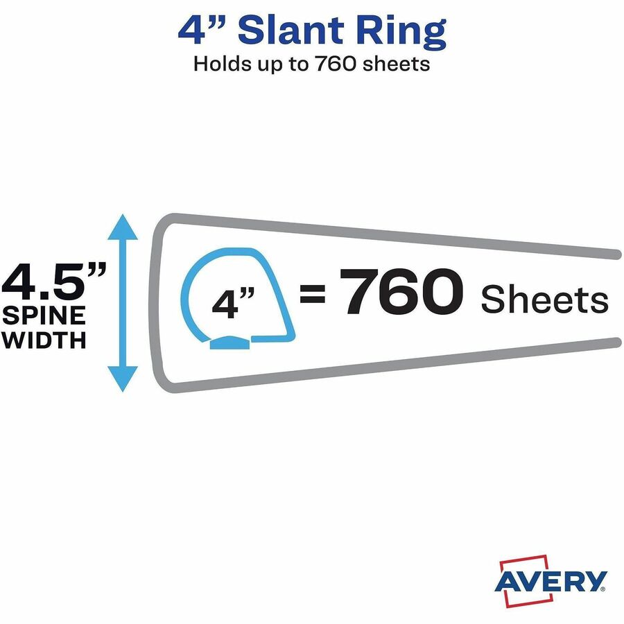 Avery® TouchGuard View 3 Ring Binder - Alternate-Image3