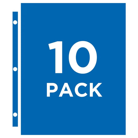 Avery® Trading Card Pages: 90-Card Capacity 3-Ring Binder Clear - 10/Pack - Refill Pages