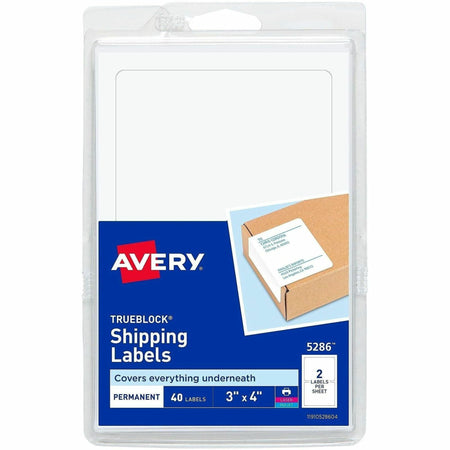 Avery&reg; TrueBlock Permanent Shipping Labels - 2000