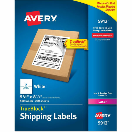 Avery® TrueBlock Shipping Label - 2000