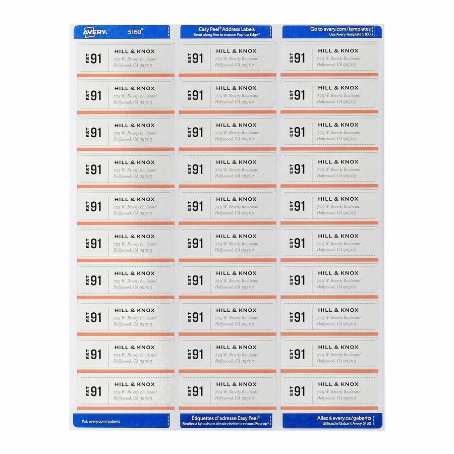 Avery® TrueBlock White Shipping Labels - Front