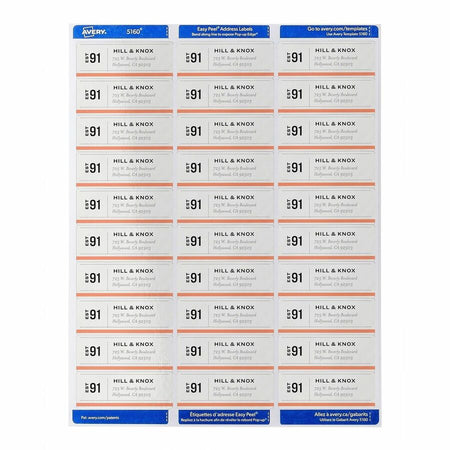 Avery® TrueBlock White Shipping Labels - Front
