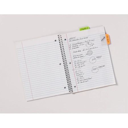 Avery® Ultra Tabs: 2’’ Multi-use Tabs - Clear Film Neon Colors - 48 Pack - Index Accessories & Page Markers
