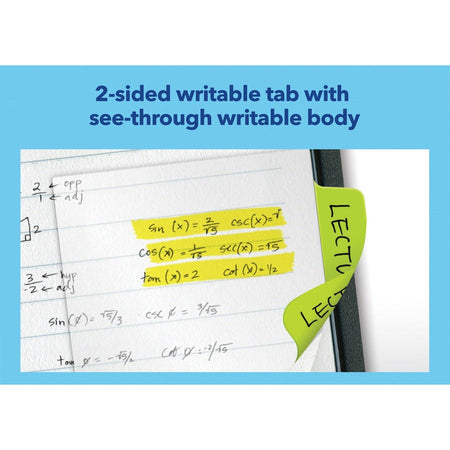 Avery® 2’’ Multi-use Ultra Tabs - 48 Tab(s) - 1.50’’ Tab Height x Width - Clear Film Neon Pink Paper Green - Index