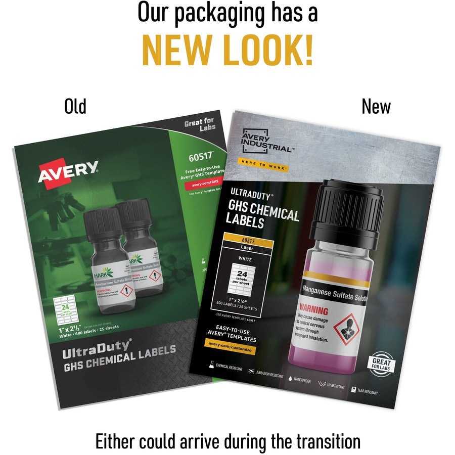 Avery® UltraDuty Chemical Label - Alternate-Image2