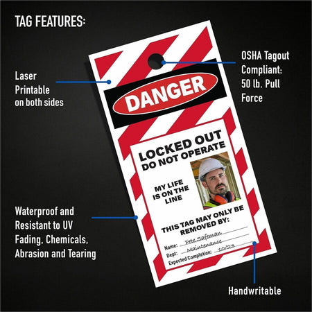 Avery&reg; UltraDuty Plastic Tags, 5.5" x 2.83" , White(62400) - Alternate-Image4