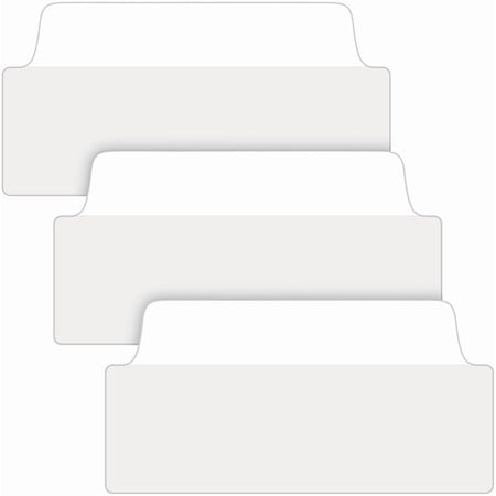 Avery® UltraTabs Filing Tabs: Clear Film White Paper - 24 Tabs - Index Accessories & Page Markers