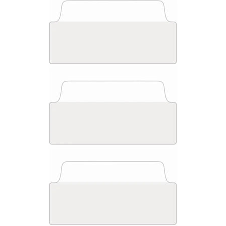 Avery® UltraTabs Filing Tabs: Clear Film White Paper - 24 Tabs - Index Accessories & Page Markers