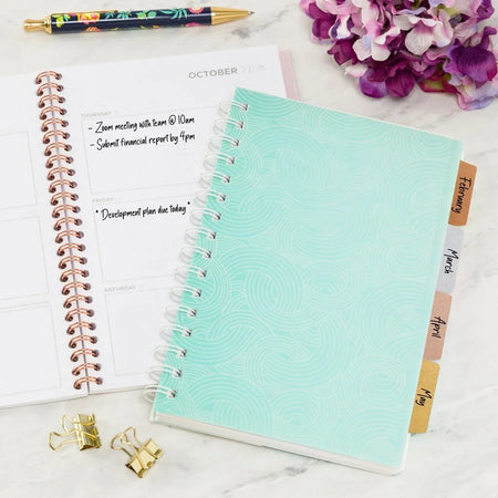 Avery® UltraTabs: Repositionable Margin Tabs - Clear Gold Rose Copper - 24 Pack - Index Accessories & Page Markers