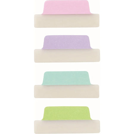 Avery® UltraTabs Repositionable Margin Tabs - Organize with Clear Film & Pastel Colors - Index Accessories Page Markers