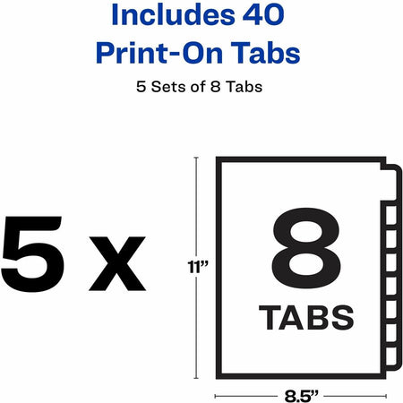 Avery® Unpunched Print-On Dividers - Alternate-Image4