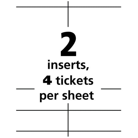 Avery® Vertical Name Badges: Printable Durable & Reusable - White - 375/Carton - ID Badges Supplies