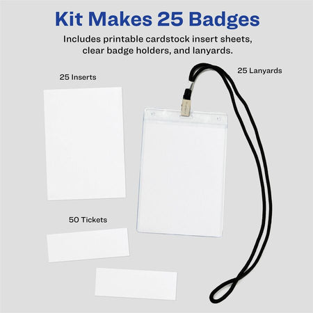 Avery&reg; Vertical Name Badges with Tickets Kit - Alternate-Image2