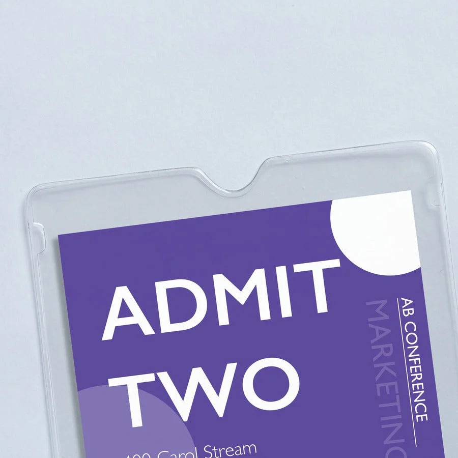 Avery® Vinyl File Pocket: 4’’ x 6’’ 30 Sheets Capacity Transparent - Pack of 10 - Filing Jackets & Pockets