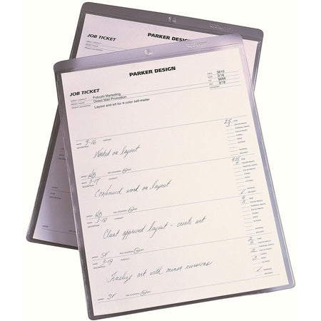 Avery® Vinyl File Pocket - 9’’ x 12’’ - Clear - Punched Heavyweight - 10 / Pack - Filing Jackets & Pockets