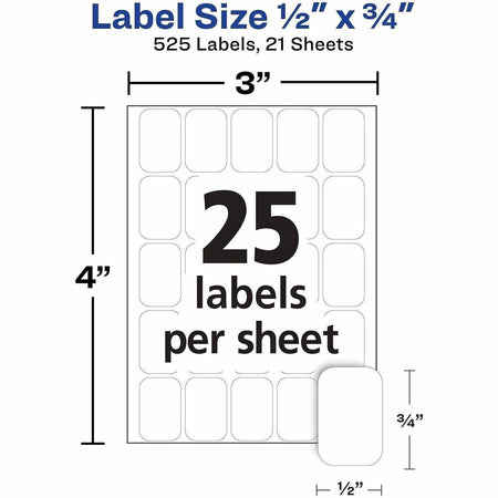 Avery&reg; White Multi-Use Labels - Alternate-Image3