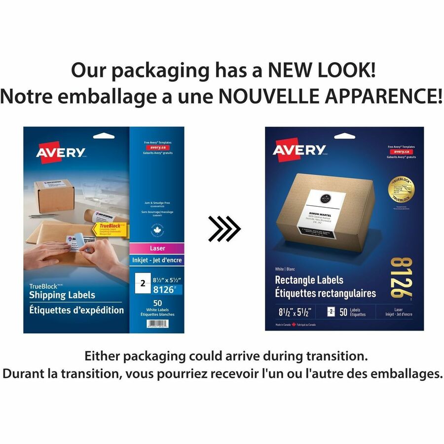 Avery® White Rectangle Labels - Alternate-Image1