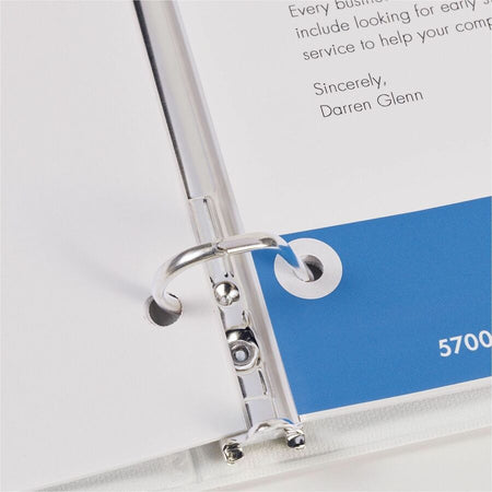 Avery&reg; White Self-Adhesive Reinforcement Labels - Alternate-Image1