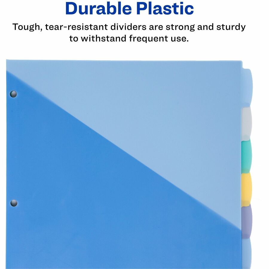 Avery® Write & Erase Pocket Dividers - Front
