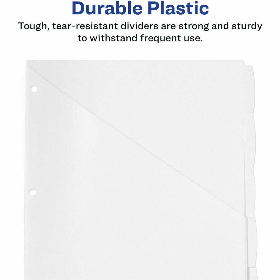 Avery® Write & Erase Pocket Plastic Dividers - Alternate-Image4